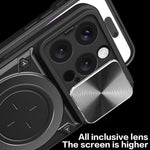 Custodia per telefono con supporto magnetico per camshield scorrevole con texture CD, For iPhone 16 Pro, For iPhone 16 Plus, For iPhone 16, For iPhone 15 Pro Max