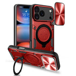 Custodia per telefono con supporto magnetico per camshield scorrevole con texture CD, For iPhone 18 Pro, For iPhone 18 Pro Max, For iPhone 17e / 16e, For iPhone 17 Pro Max