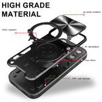 Custodia per telefono con supporto magnetico per camshield scorrevole con texture CD, For iPhone 17 Pro, For iPhone 17, For iPhone Air, For iPhone 16 Pro Max