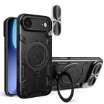 Custodia per telefono con supporto magnetico per camshield scorrevole con texture CD, For iPhone 17 Pro, For iPhone 17, For iPhone Air, For iPhone 16 Pro Max