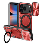 Custodia per telefono con supporto magnetico per camshield scorrevole con texture CD, For iPhone 18 Pro, For iPhone 18 Pro Max, For iPhone 17e / 16e, For iPhone 17 Pro Max