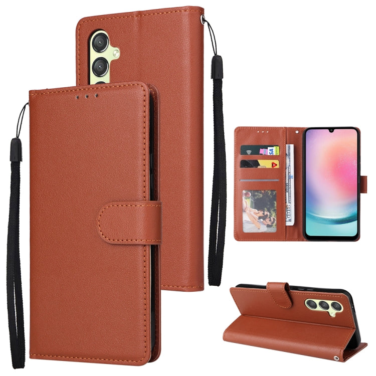 Custodia portafoglio in pelle con 3 slot carte per Samsung Galaxy