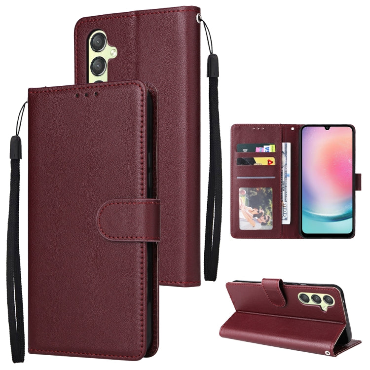 Custodia portafoglio in pelle con 3 slot carte per Samsung Galaxy