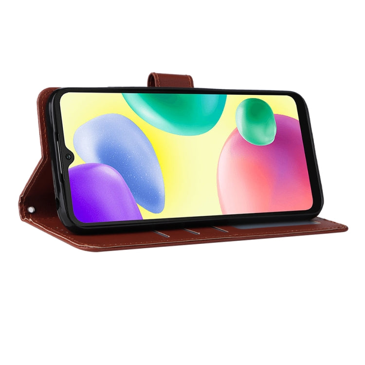 Custodia portafoglio in pelle con 3 slot per Xiaomi Redmi 11A e 1