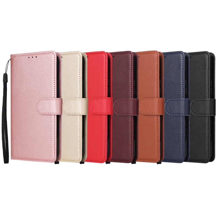 Custodia portafoglio in pelle con 3 slot per Xiaomi Redmi 11A e 1