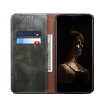 Custodia per telefono in pelle con trama di cavallo pazzo in cera d'olio, For OPPO Find X6 Pro, For OPPO Find X6, For  OPPO Find X6