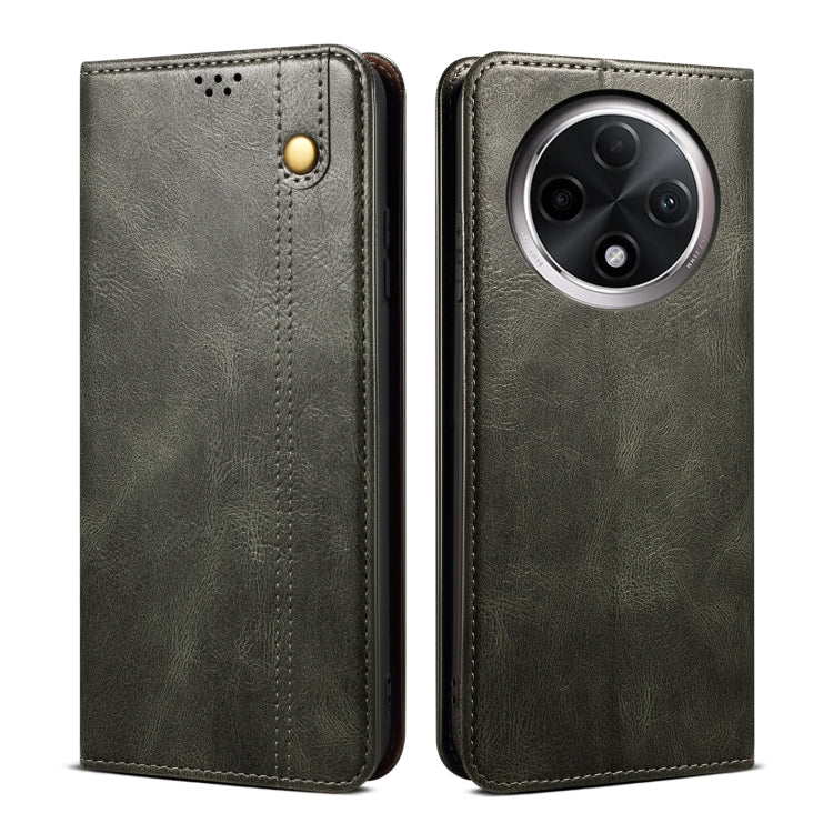 Custodia per telefono in pelle con trama di cavallo pazzo in cera d'olio, For OPPO A60, For OPPO A3 Pro 5G, For OPPO A3 Pro 5G Global, For OPPO Reno11 F / F25 Pro, For OPPO Reno10 Global / Reno10 Pro Global, For OPPO Find X8 Pro