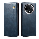 Custodia per telefono in pelle con trama di cavallo pazzo in cera d'olio, For OPPO A60, For OPPO A3 Pro 5G, For OPPO A3 Pro 5G Global, For OPPO Reno11 F / F25 Pro, For OPPO Reno10 Global / Reno10 Pro Global, For OPPO Find X8 Pro