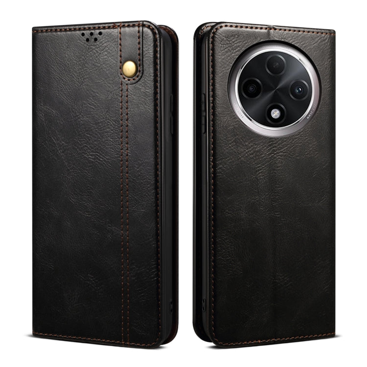 Custodia per telefono in pelle con trama di cavallo pazzo in cera d'olio, For OPPO A60, For OPPO A3 Pro 5G, For OPPO A3 Pro 5G Global, For OPPO Reno11 F / F25 Pro, For OPPO Reno10 Global / Reno10 Pro Global, For OPPO Find X8 Pro