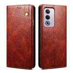 Custodia per telefono in pelle con trama di cavallo pazzo in cera d'olio, For OPPO A60, For OPPO A3 Pro 5G, For OPPO A3 Pro 5G Global, For OPPO Reno11 F / F25 Pro, For OPPO Reno10 Global / Reno10 Pro Global, For OPPO Find X8 Pro