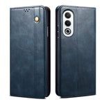 Custodia in pelle con trama Crazy Horse per OPPO Find X8 e modelli compatibili