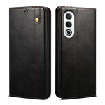 Custodia in pelle con trama Crazy Horse per OPPO Find X8 e modelli compatibili