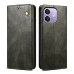 Custodia in pelle con trama Crazy Horse per OPPO Find X8 e modelli compatibili