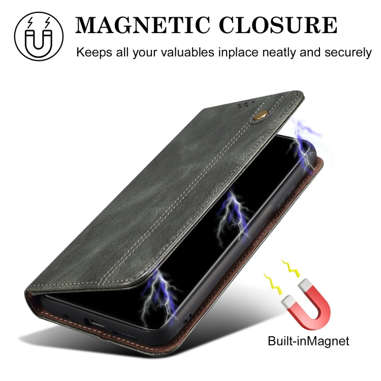 Custodia per telefono in pelle con trama di cavallo pazzo in cera d'olio, For OPPO A60, For OPPO A3 Pro 5G, For OPPO A3 Pro 5G Global, For OPPO Reno11 F / F25 Pro, For OPPO Reno10 Global / Reno10 Pro Global, For OPPO Find X8 Pro
