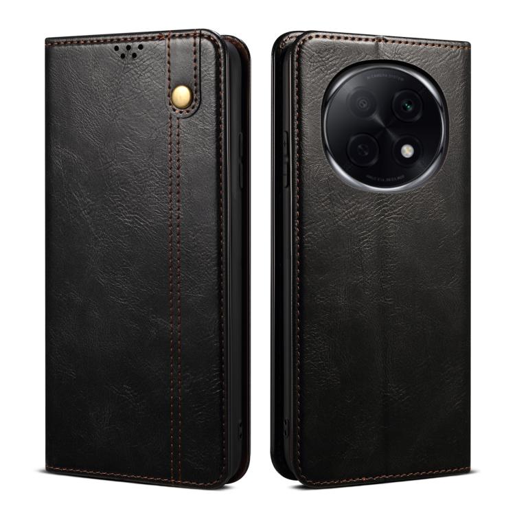 Custodia in pelle con trama Crazy Horse per OPPO A5x 4G/5G e modelli compatibili