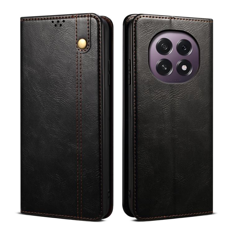 Custodia in pelle con trama Crazy Horse per OPPO A5x 4G/5G e modelli compatibili