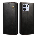 Custodia in pelle con trama Crazy Horse per OPPO A5x 4G/5G e modelli compatibili