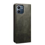Custodia in pelle con trama Crazy Horse per OPPO A5x 4G/5G e modelli compatibili
