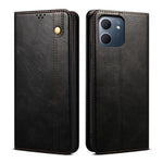 Custodia in pelle con trama Crazy Horse per OPPO A5x 4G/5G e modelli compatibili