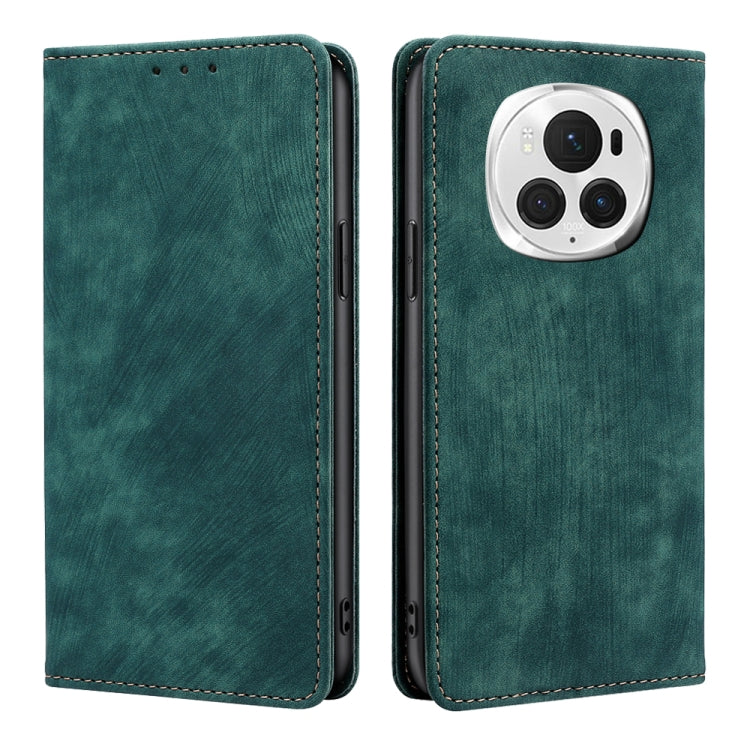 Custodia pelle magnetica con blocco RFID per Honor Magic6 Pro