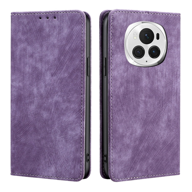 Custodia pelle magnetica con blocco RFID per Honor Magic6 Pro