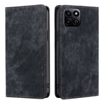 Custodia in pelle magnetica con blocco RFID per Honor Play 60 Plus