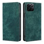 Custodia in pelle magnetica con blocco RFID per Honor Play 60 Plus