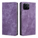 Custodia in pelle magnetica con blocco RFID per Honor Play 60 Plus