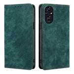 Custodia in pelle magnetica con blocco RFID per Honor Play 60 Plus