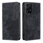 Custodia in pelle magnetica con blocco RFID per Honor Play 60 Plus