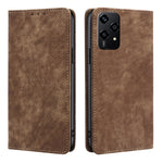 Custodia in pelle magnetica con blocco RFID per Honor Play 60 Plus