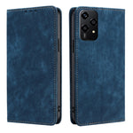 Custodia in pelle magnetica con blocco RFID per Honor Play 60 Plus