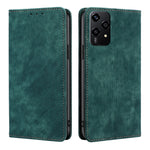 Custodia in pelle magnetica con blocco RFID per Honor Play 60 Plus