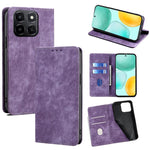 Custodia in pelle magnetica con blocco RFID per Honor Magic8