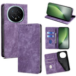 Custodia in pelle magnetica con blocco RFID per Honor Magic8