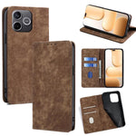Custodia in pelle magnetica con blocco RFID per Honor 600 Lite Global