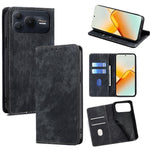 Custodia in pelle magnetica con blocco RFID per Honor 600 Lite Global