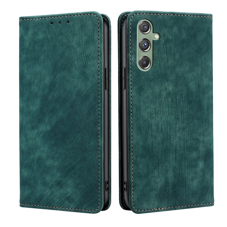 Custodia portafoglio in pelle con blocco RFID per Samsung Galaxy