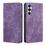 Custodia portafoglio in pelle con blocco RFID per Galaxy S24+
