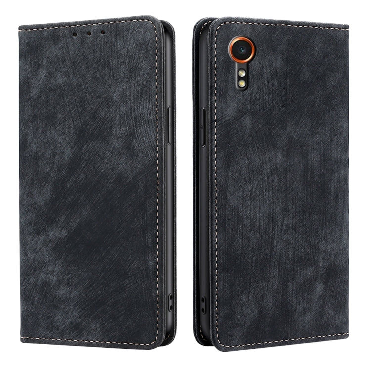 Custodia portafoglio in pelle con blocco RFID per Samsung