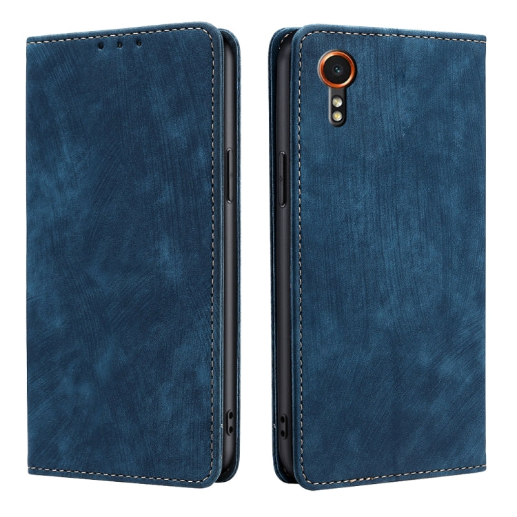Custodia portafoglio in pelle con blocco RFID per Samsung