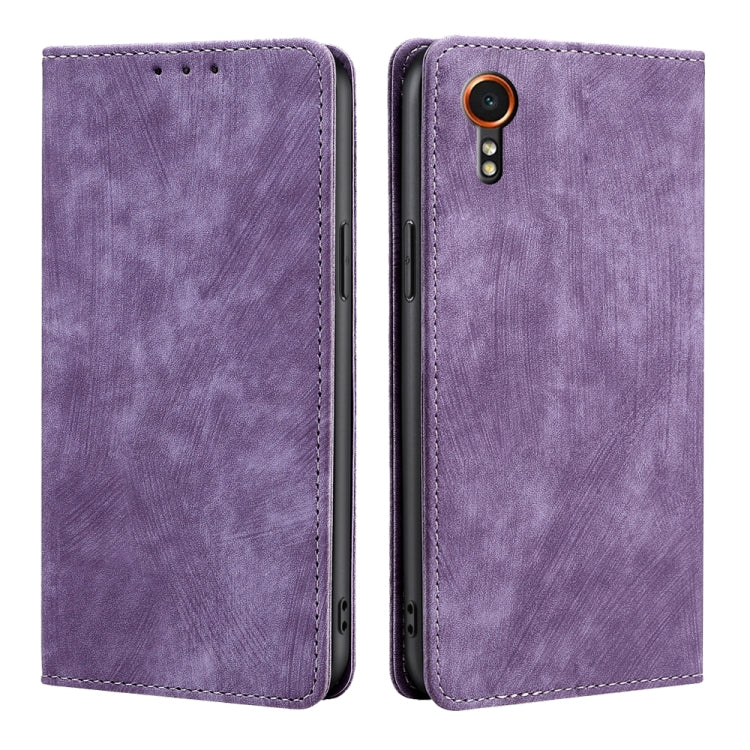 Custodia portafoglio in pelle con blocco RFID per Samsung