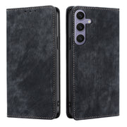 Custodia portafoglio in pelle con blocco RFID per Galaxy S24+