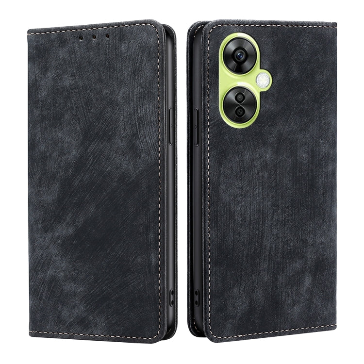 Custodia in pelle magnetica con blocco RFID per OnePlus Nord CE3