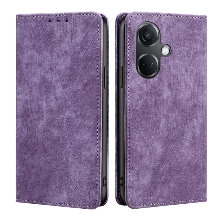 Custodia in pelle magnetica con blocco RFID per OnePlus Nord CE3