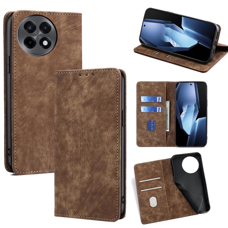 Custodia in pelle magnetica con blocco RFID per OnePlus Nord 5 e Ace 5 Ultra