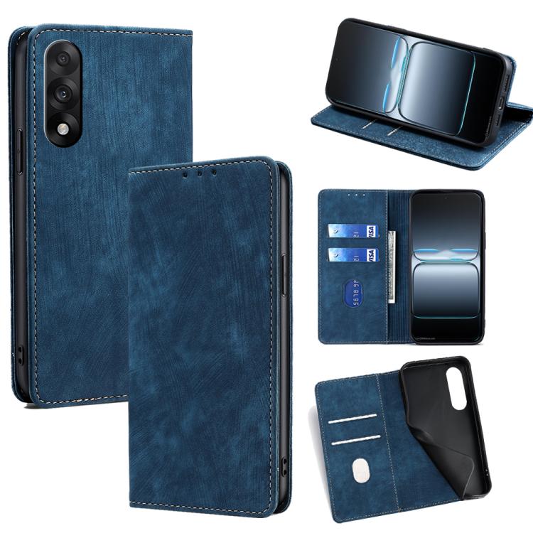 Custodia in pelle magnetica con blocco RFID per OnePlus Nord 5 e Ace 5 Ultra