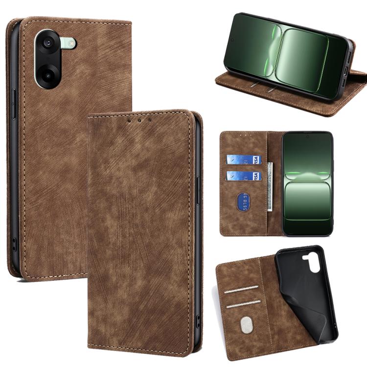 Custodia in pelle magnetica con blocco RFID per OnePlus Nord 5 e Ace 5 Ultra