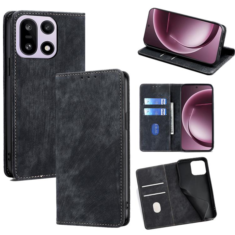 Custodia in pelle magnetica con blocco RFID per OnePlus 15T