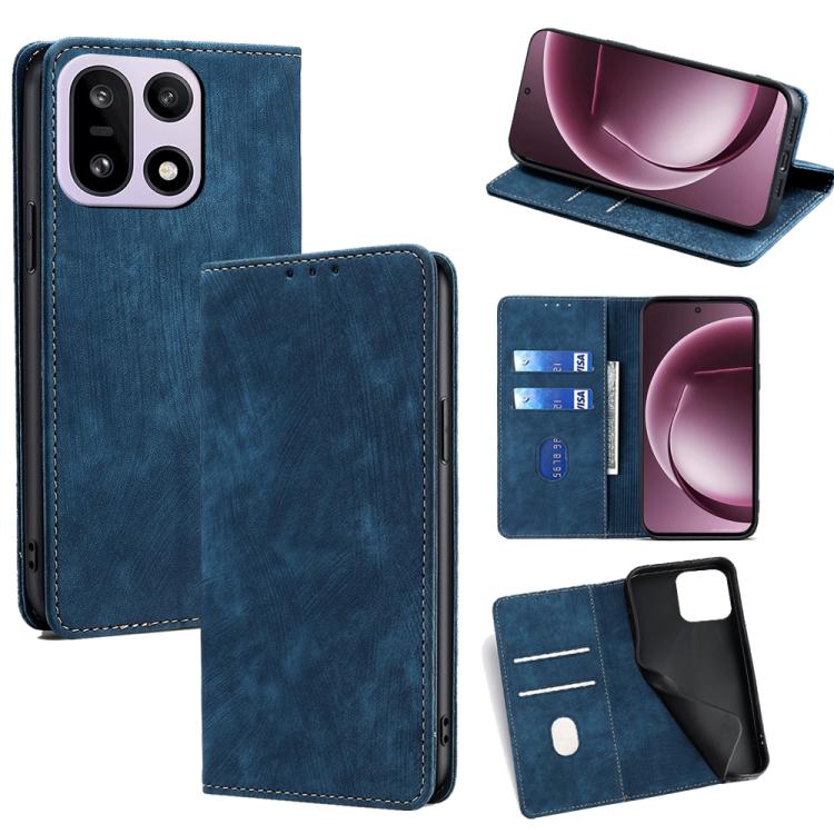 Custodia in pelle magnetica con blocco RFID per OnePlus 15T